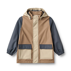 Куртка-дождевик Wheat "Otu White Pepper", пряное какао